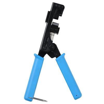 China Network Cable Connector OEM 90 Trapezoidal Rj45 Jack Crimping Tool Hand Tools Angle With Ergonomic Handle for sale