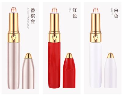 China Luxury Hot New Fashion New Fashion Plastic Pen Shape Plastic Mini Portable Face Body Eyebrow Rechargeable Shaver for sale