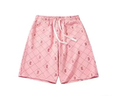 China Breathable Custom Plaid Print Loose Casual Shorts for sale