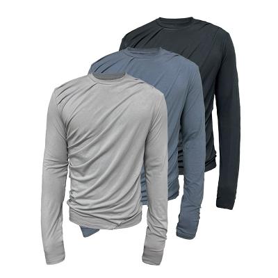 China Other Custom Fit Basic Long Sleeve sports Bottoming Shirt for sale