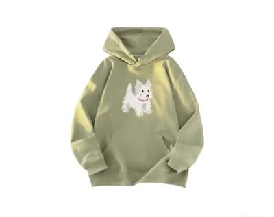 China Windproof Custom Logo Printing Casual Loose Hooded Jumper for sale