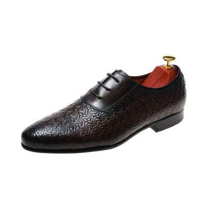 China 2021 New Italian High Quality Custom Made Brand Anti-slippery Men's Genuine Leather Oxford Shoes For Men for sale