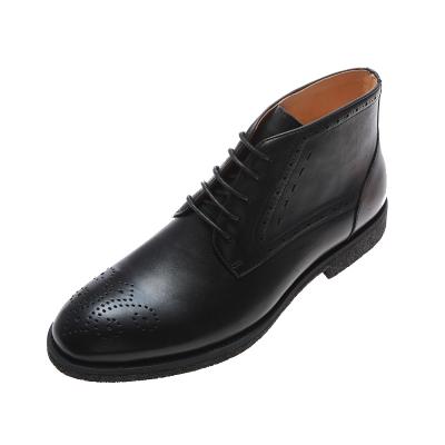 China 2021 New Design Anti-slippery Comfortable Dress Rejects Shoes Leather Men's Fashion Style Party Boots for sale