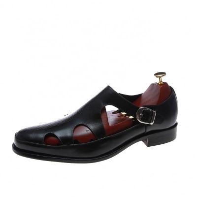 China Best Selling Breathable Cow Leather Shoes With Rubber Sole With Quality Assurance for sale