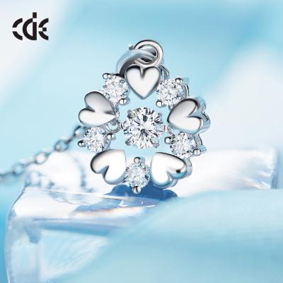 China Romantic Handmade Silver Jewelry 5925 Diamond Necklace In Guangzhou Silver for sale