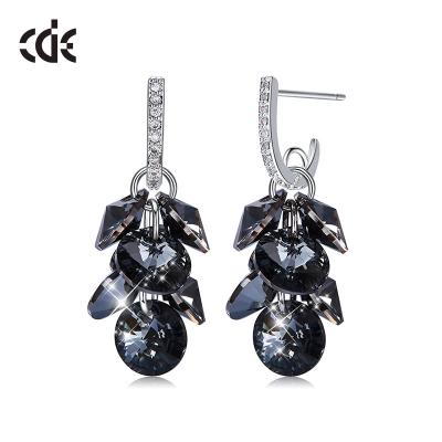 China CLASSIC Handmade Gemstone Dangle Crystal Drop Earrings For Women Custom Made for sale