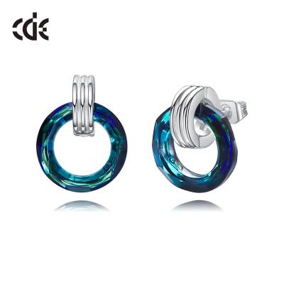 China CLASSIC 2021 Nice Crystal Circle Cercei Earring Girls marked for sale