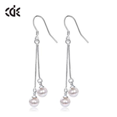 China CLASSIC Earrings Guangzhou Silver Pearl Women Jewelry Earing Jewelry for sale