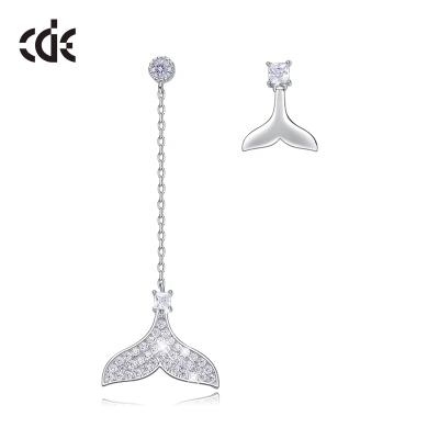 China CLASSIC 925 Sterling Silver Custom Logo Latest Trends Jewelry Earring for sale