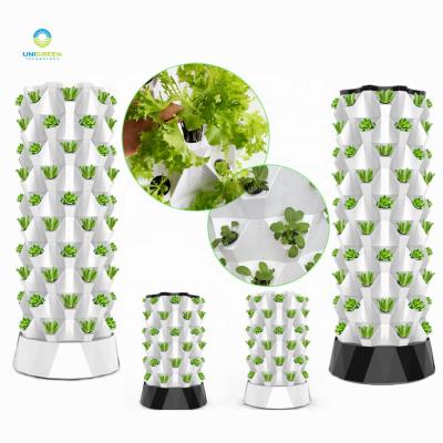 China ABS Greenhouse Agriculture Pineapple Tower Garden Hydroponics System Vertical Growing Complete Hydroponic System for sale