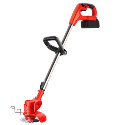 China Anti-slip Electric Zip Trim Grass Trimmer Power String Trimmer Handheld Garden Tools Battery String Cutter Pruning Mini Lawn Mower for sale