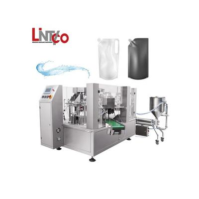 China Automatic Thick Liquid Food Doypack Paste Filling Packing Machine for sale