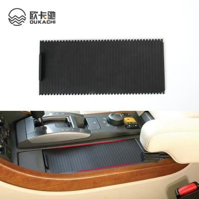 China ABS Plastic Car Center Console Sliding Blinds Cup Holder Roller Cover Shutters For Land Rover Range Rover Sport Ashtray Cup Holder for sale