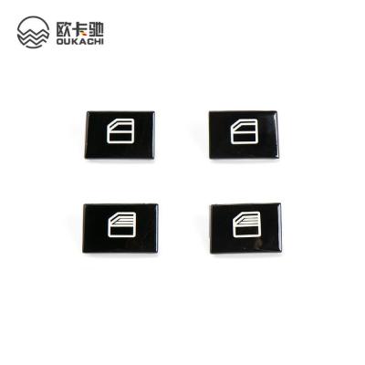 China ABS Car Window Switch Repair Button Cover Vehicle Door Glass Control Switch Key Cap For Mercedes Benz W221 S Class for sale