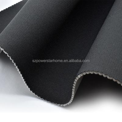 China Shenzhen PowerStar Waterproof Headliner Fabric 100% Polyester Gray / Black / Brown Auto Ceiling Headliner Fabric With Foam for sale