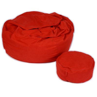 China (Size) PPE Eco-friendly and Comfortable Home Sofa Bean Bag Chair Adjustable Red Lazy Sofa M (90x110CM) for sale