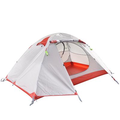 China Trigone / V-type ground spring and outdoor nail Double-layer tent Outdoor Breathable Mountaineering Camping Tent for sale