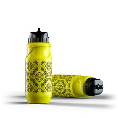 China Food Grade Silicone Muit-color Eco-friendly Bike Bottle ENLEE 650ML Cycle Water Bottle Bike Parts for sale