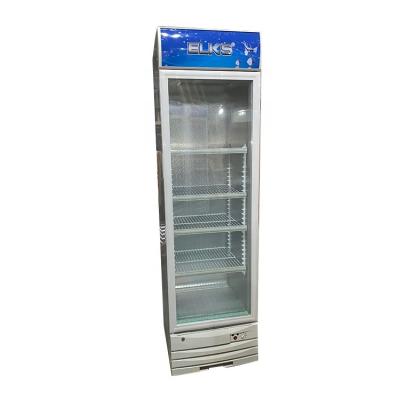 China 268L Single-temperature Display Showcase Upright Refrigerated Beverage Cooler LSC-268 for sale