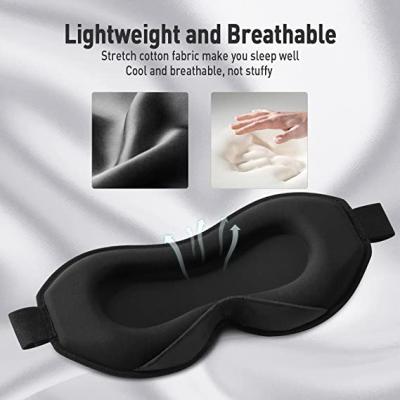 China 100% pure silk serise in comfortable elastic blindfold sleep patch adjustable luxury silk 3d eye mask wholesale current mask for sale