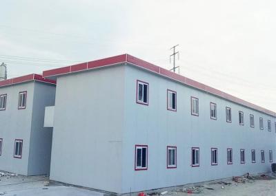 China Casas modulares temporales del tejado plano en venta