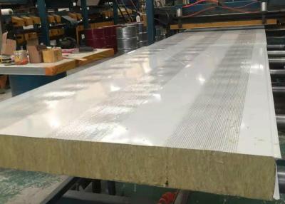 China A1 Fire Rated Soundproof Insulated Rockwool Sandwich Wall Panel for sale