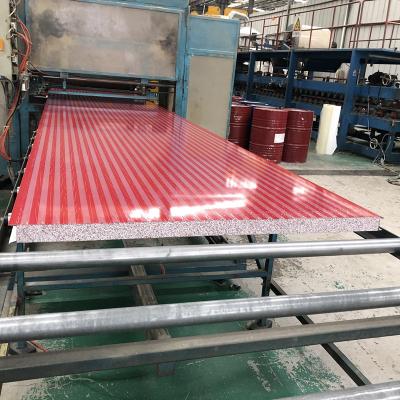 China Galvanized EPS 200mm Color Steel Sandwich Panel Propor Fire Retardant for sale