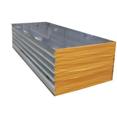 China Factory Direct Sale Metal Surface Pu Sandwich Panel Insulation Panel Cold Room Panel for sale