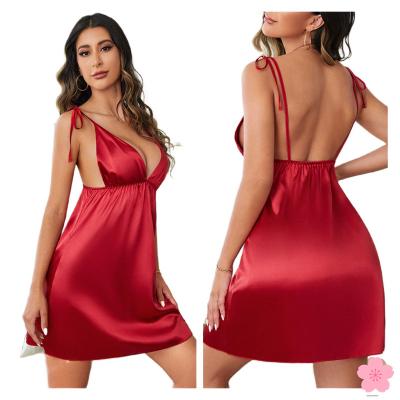 China WSB-125 wholesale high quality sexy hot sexy nightwear women's sexy nightgown women's clothing for sale