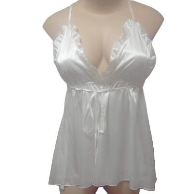 China WSB1189 Breathable Plus Size Suspender Halterneck Dress Sexy Lingerie Apparel For Women for sale