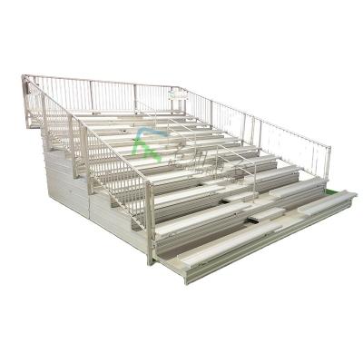 China MC-10F Safety Football Bleach Stadium Seating Outdoor Metal Grandstand Aluminum Bleacher for sale