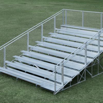 China School 10 Row Bleacher Parts Baseball Field Southeast Bleachers Grandstand Aluminum Stadium for sale