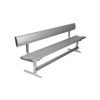 China Outdoor Garden Cladding Park Stadium Anodizing Aluminum Bench for sale