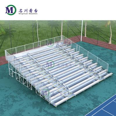 China MCDB-12F Grandstand Metal Bleachers Fix Anodizing Outdoor Seating Grandstand for sale