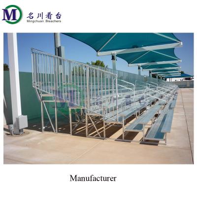 China 2021 Sports Center Handball Stadium Chair Metal Bleacher Outdoor Sports Aluminum Bleachers MC-7F for sale