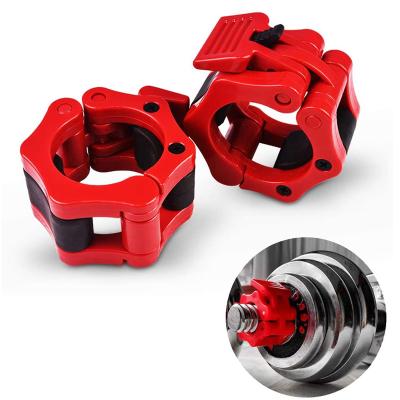 China 2pcs 25/28/30 Millimeter Barbell Buckle Fitness Traning Dumbell Lock Gym Non-Slip Weight Collar Cuts Home Bodybuilding Sling Bar Lifting Lock for sale