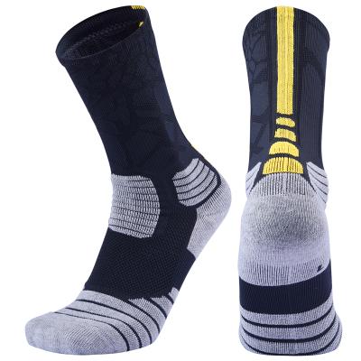 China New Men Outdoor Sports Elite Antibacterial High Quality Basketball Socks Mens Cycling Socks Compression Socks Cotton Towel Bottom for sale