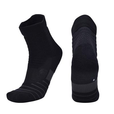 China New Antibacterial Good Quality Men Cycling Socks Professional Thickened Socks Inner Towel Compression Basketball Sports Lower Outdoor Socks for sale