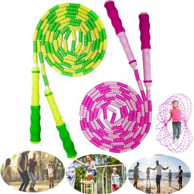 China New Jump Rope Knot Bamboo Anti-Skid Rope 2.8m Adjustable Handle Length Rope Exercise Fitness Equipment For Athlete Workout for sale