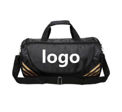 China Fashion logo fashion logo men women gym bag custom sports waterproof nylon duffel bag for sale