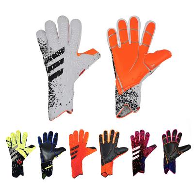 China No Professional Wholesale Latex Kids Soccer Goalkeeper Gloves Kids Finger Protection Customization Soccer Adult Goalkeeper Gloves for sale