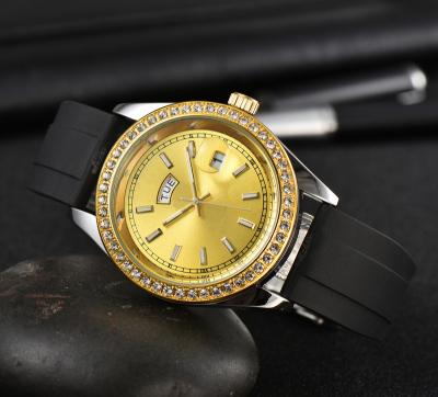 China Newest Date OEM Automatic ODM 2022 Quartz Shell Country High Quality Luxury Men's Waterproof Double Surface Tape Diamonds Watch Wholesale for sale