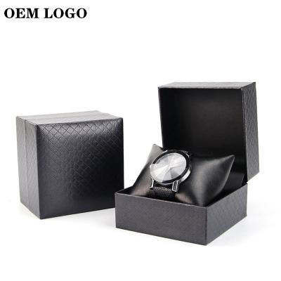 China Special Paper Flip Watch Case PU Watch Case LOGO Watch Case OEM Custom ODM Case PU for sale