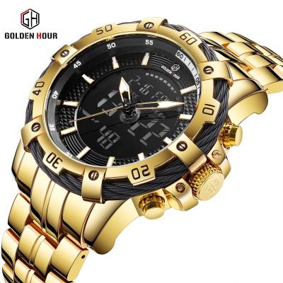 China Alarm Mens Quartz Watches Men Sports Watch Automatic Date Wristwatch Mens Waterproof Chronograph Relogio Masculino for sale