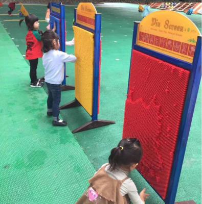 China Outdoor Early Learning Equipment Pin Art Toy Pin Screen Game Piece Kindergarten Indoor Playground Playground Amusement Park for sale