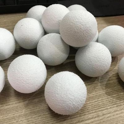 China High Resilience Eco-friendly High Elastic Plus Brush Jeans Washing Ball Fiber Ball Sponge Ball for sale