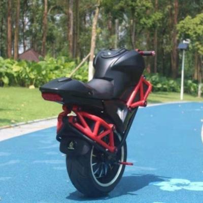 China 2022Cool New Arrival 2000W 680Wh/1020Wh/1360Wh Wheel Electric Motorcycle, Fat Wheel 22inch Electric Unicycle 22inch One Self Balance for sale