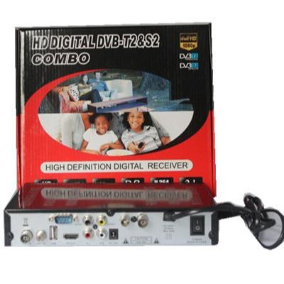 China Free Redtube Por DVB-T2+S2 TV Receiver H.265 HD H.265 Sunplus 1505B Professional Digital Combo Cheap Satellite Set Top Box Free Video for sale