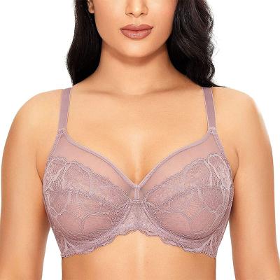 China 2021 Big Seamless Breathable Fat Women Plus Size Bra For Big Breast Women Bras Without The Metal for sale