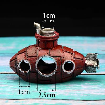 China Stored Submersible Fish Tank Decoration Ornament Boat Wreck for sale